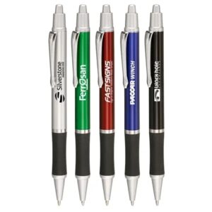 Custom Ballpoint Pen with Rubber Grip