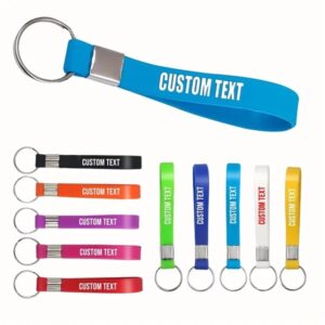 Silicone Bracelet Keychain