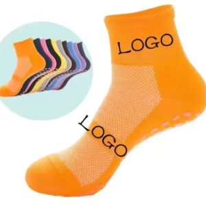 Winter Promo Anti-slip Colorful Sport Socks with Grippers