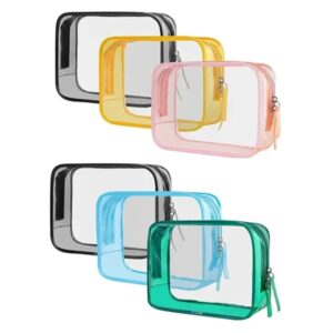 Customized Transparent Waterproof PVC Cosmetics Zipper Bag