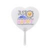 Holiday Gift Customized Shape Double Side Plastic Fan