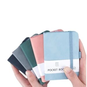 A7 PU Leather Notebook With Pen Loop