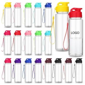 17oz Plastic Sport Clear Water Bottle