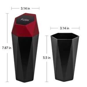 Portable Car Trash Can With Lid