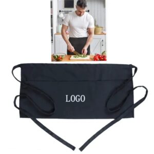 Half Apron With Multiple Pockets Oxford Cloth