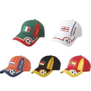 Custom Embroidery World Cup Soccer Cap