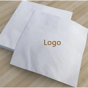2-Ply White Beverage Napkin