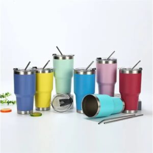 Stainless Steel Insulated Tumbler With Leakproof Lid-30oz