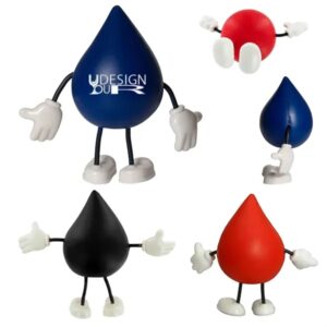 Custom Logo PU Dropwater Squishy Ball